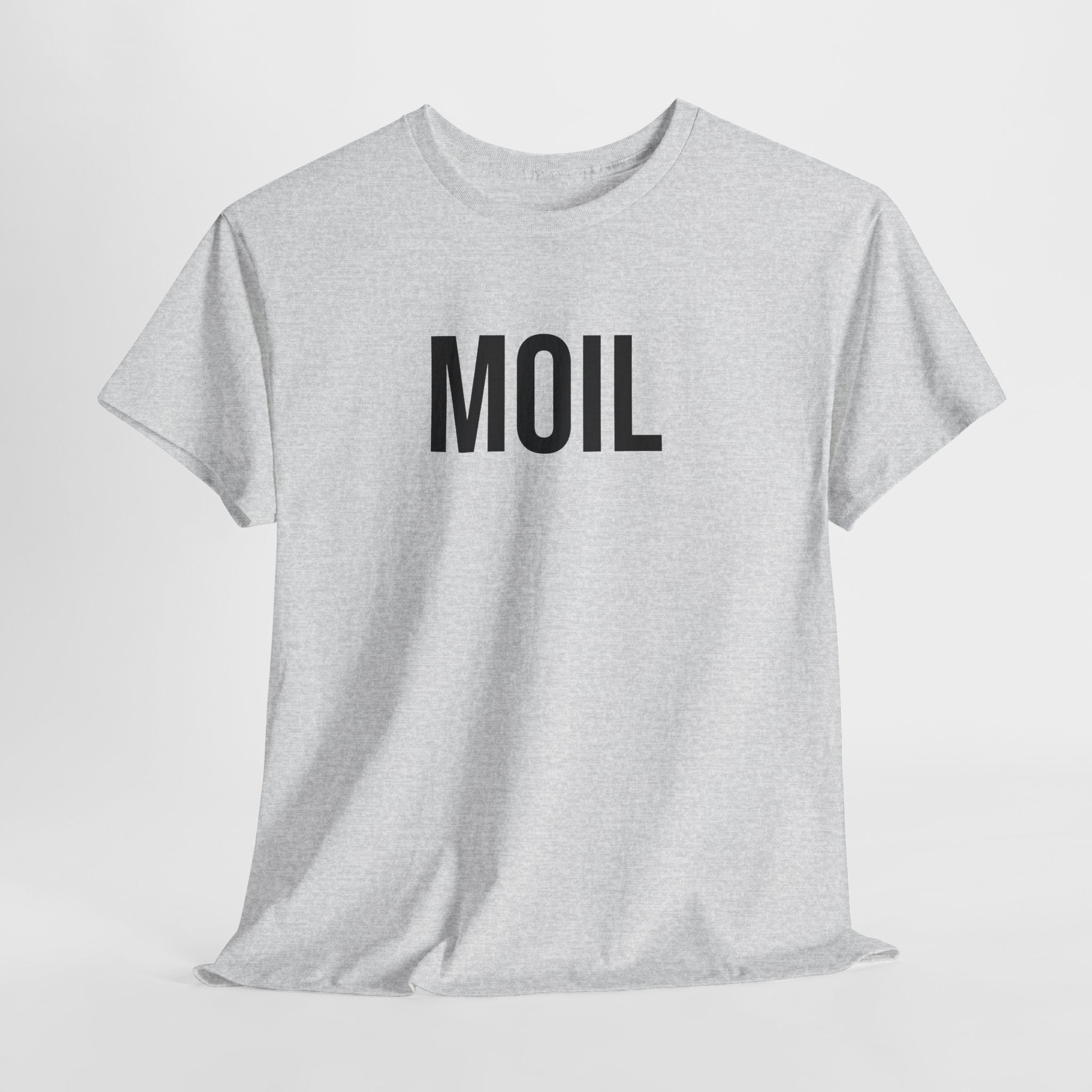 MOIL - Minimal Bold Lettering Cotton T‑Shirt