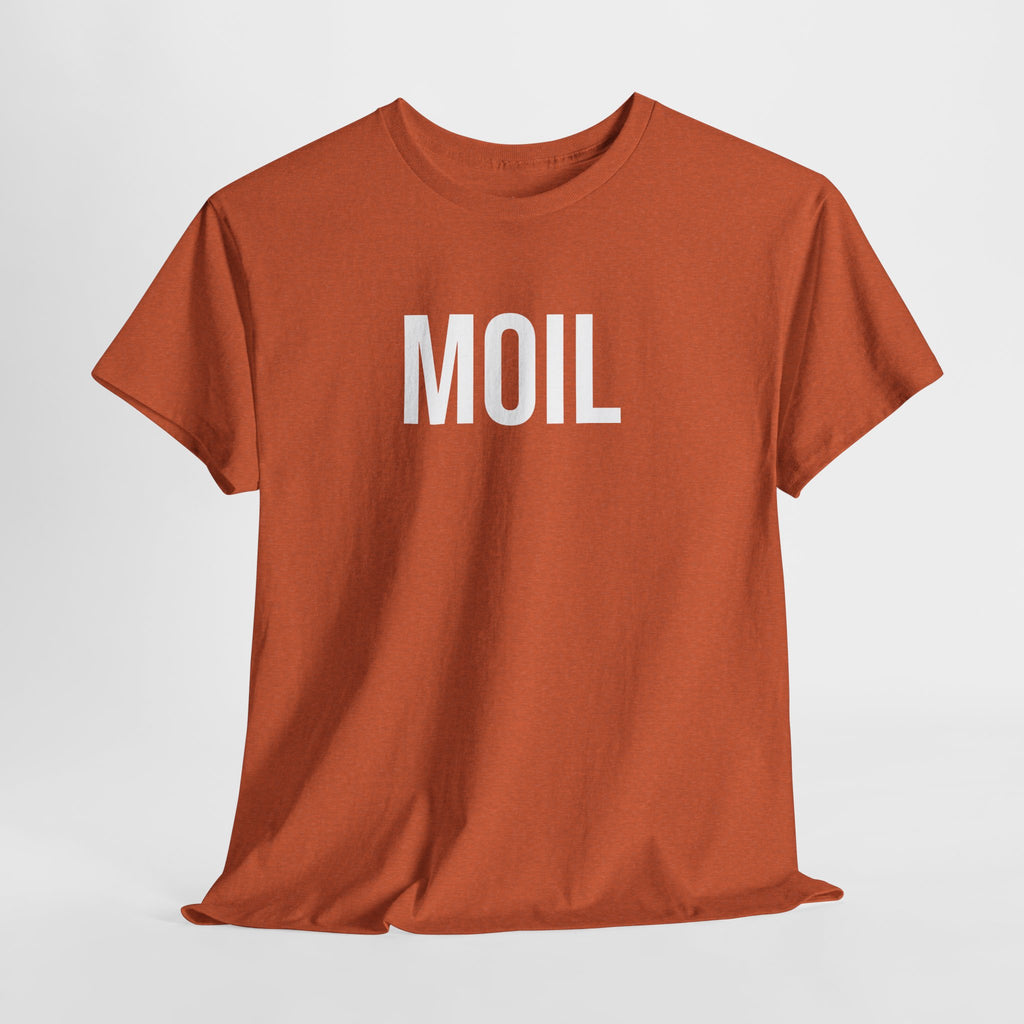 MOIL - Minimal Bold Lettering Cotton T‑Shirt