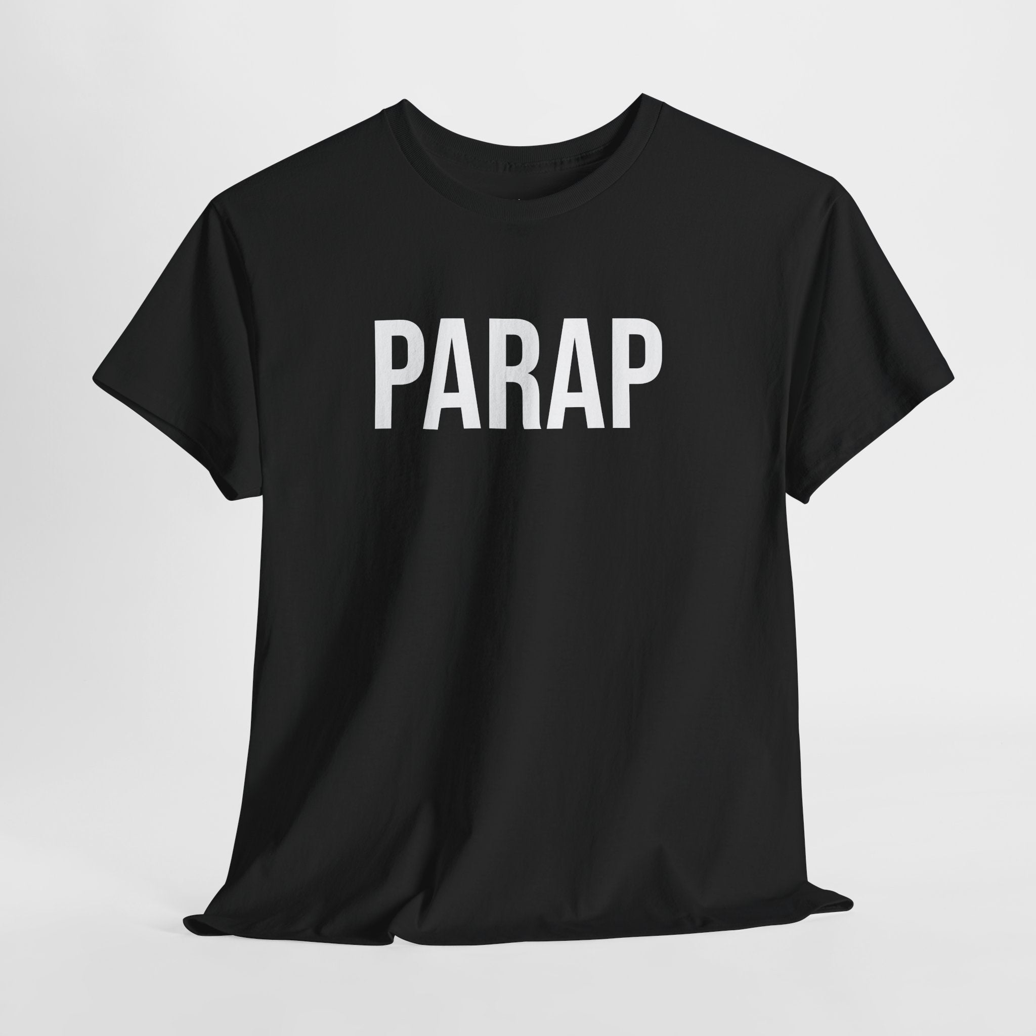 PARAP - Minimal Bold Lettering Cotton T‑Shirt