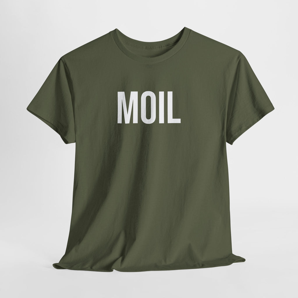 MOIL - Minimal Bold Lettering Cotton T‑Shirt